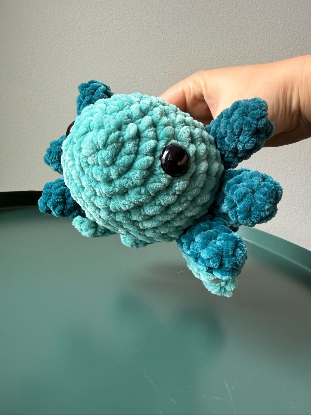 Axolotl! 💙 (Handmade Crochet Toy)
